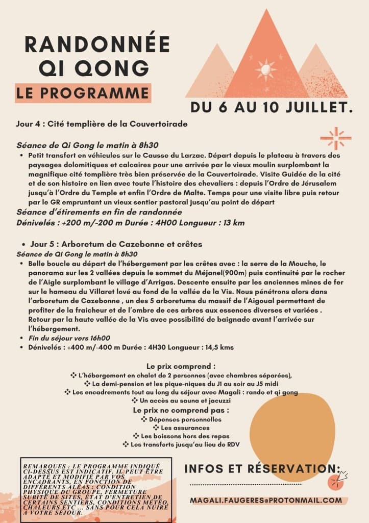 Programme J4–J5 — Couvertoirade et arboretum de Cazebonne