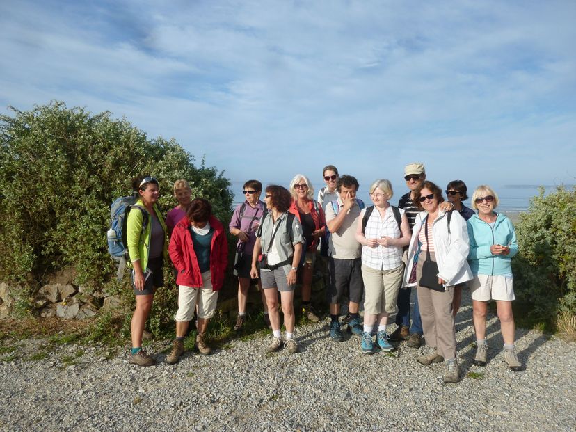 groupe randonnée presqu'ile de Crozon