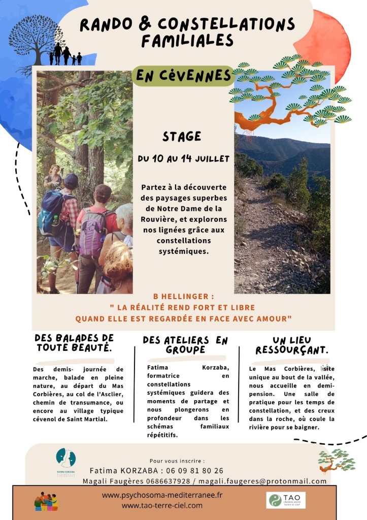 Étoiles et Chemins — Rando & Constellations Familiales (11–15 juillet 2026)